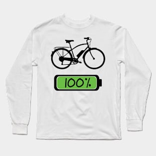 E-Bike 100% Long Sleeve T-Shirt